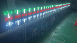 48 + 8 RGB Strobe Light DMX512 LED Stage Light LED Strobe DJ Disco Stage Light สําหรับ Party Shows club สมการ