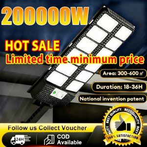 BUY 1 TAKE 1 Solar Light Outdoor Watherproof 200000W Solar Street Light solar led lights Stable lighting solai lights with solar panel original motion detector remote control
