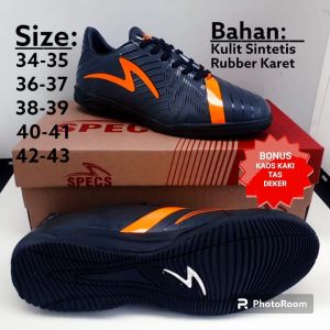 sepatu futsal specs Accelelator pro in hitam terbaru murah