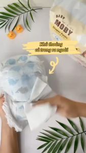 Bỉm Quần Baby Moby Chống Tràn Thấm Hút Siêu Tốc M50/L40/XL36