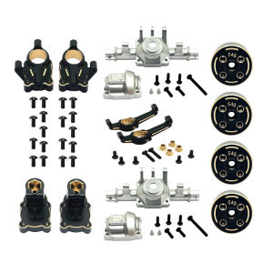 Vỏ Trục Kim Loại Đồng Thau Nâng Cấp Có Đối Trọng Cho Xe RC MJX 1/18 HYPER GO H18P Chén Đỡ Hình Lục Giác Trước Và Sau