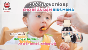 [DATE 4/2026] NƯỚC TƯƠNG TẢO BẸ CHO BÉ ĂN DẶM 7 THÁNG KIDS MAMA (CHAI 100ML)
