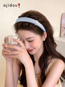 ajidou | Dải Đeo Đầu Bạc Xanh Cao Cấp Tăng Cường Thị Giác Trán Cao