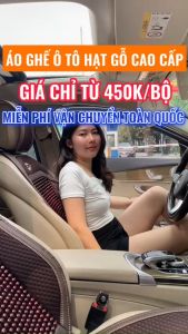 Lót ghế ô tô CAVAHA được làm từ da kết hợp với các hạt gỗ massage lưng giúp cho người ngồi cảm thấy thoải mái thoáng khí không bị bí lưng.