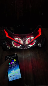 Lampu Biled Aerox old 155 Lazy Rjb D2 Laser Pnp Saklar Fulset