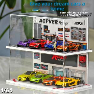 Hộp Hiển Thị Mô Hình Xe 1:64