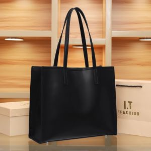 Fall Winter Large Capacity Leather Tote Bag Womens Briefcase Handbag Shoulder Bag Commuting Computer Bag Fashionable Shopping Bag