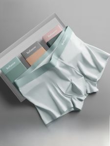 MiiOW | กางเกงบ็อกเซอร์ชาย MiiOW ทรงสี่เหลี่ยม ทรงเอวกลาง ผ้าไนลอน ผ้าฝ้าย ผ้าโพลีเอสเตอร์ กางเกงบ็อกเซอร์ชายสบายๆ ระบายอากาศได้ดี