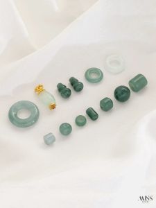 Natural A-grade Blue Water Turquoise Barrel Beads Spacer Beads DIY Bracelet Necklace Jadeite String Beads Accessories