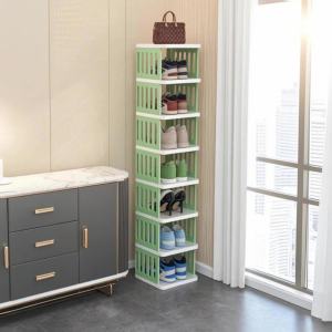 ชั้นวางรองเท้า เรียบง่าย แข็งแรงไม่สั่นคลอนง่าย คุณภาพ เก็บรองเท้า ตู้เก็บรองเท้า ซ้อนได้หลายชั้น 2 สีให้เลือก