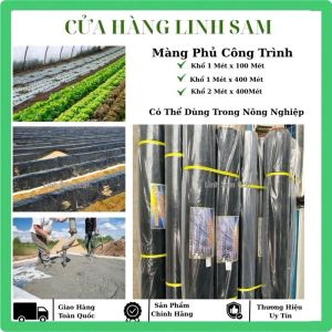 Màng Phủ Công Trình Khổ 1m x 100m 1m x 400m 2m x400m Có Thể Dùng Trong Nông Nghiệp/ Màng Phủ Nông Nghiệp