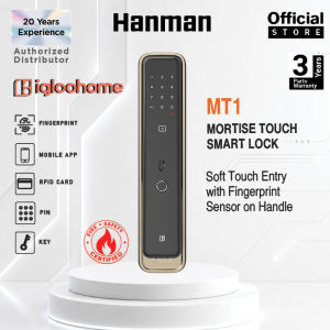 HDB/BTO BUNDLE (2-WAY SYNC) - IGLOOHOME MT1 (WOODEN DOOR LOCK) + RM2F (METAL GATE LOCK WITH FINGERPRINT) + MOBILE APP + ONE TIME PIN + REMOTE CONTROLLER (FREE INSTALLATION + 3 YEAR PARTS WARRANTY + LIFETIME TECHNICAL SUPPORT)