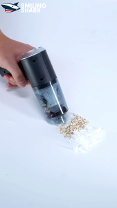 SMILING SHARK Mini Vacuum Cleaner Portable In Vehicle Powerful Vacuum Cleaner Type-c Rechargeable Light convenient Removable Cleaning Special For Cleaning Dust XCQ101