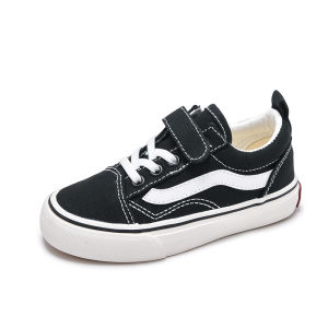 New Canvas Casual Shoes for Elementary School Children Boys And Girls Fashionable Sports Shoes Low Cut Rubber Sole