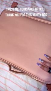 UK Makeup Bag Cosmetic Case Portable Travel Vanity Beauty Box Make Up Artist | Case Hairdressing Tools Organiser