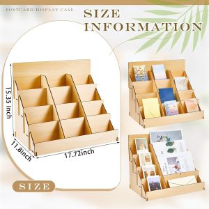 Manual Organizer Wooden Phone Rack