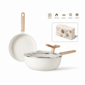 CAROTE | Non-stick Flat Bottom Frying Pan Set