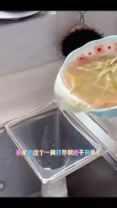 ready stock Kitchen sink filter rack suction cup type for preventing leftover rice and vegetables from clogging the dishwashing basin or kitchen sink with a drainage net for kitchen waste