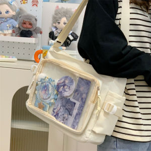 Túi Đeo Chéo Dung Tích Lớn Phong Cách Nhật Bản Hàn Quốc Cho Học Sinh Trung Học Cơ Sở Túi Đeo Vai Đơn Cho Nữ Túi Đeo Chéo