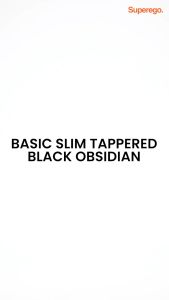 Superego Pria Size 28-38 Slim Tapered Long Pants Reguler Denim Black Obsidian SBT01A