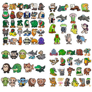 Hot Toys | 14-30Pcs Italian Brainrot Shoe Charms Funny Animal Shoe Decoration Accessories DIY Clog Sandal Wristband Kids Party X-mas Gifts