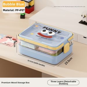 Toy Storage Box Magnetic Pieces Organizer