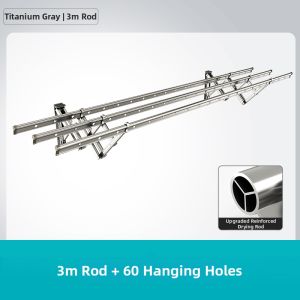 Hotata | Adjustable Extending Retractable Foldable High-rise Wall-mounted Clothes Drying Rack