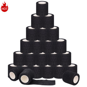 5/10/20Pcs Black Tattoo Grip Bandage High Quality Waterproof Self Adhesive Tattoo Accessories Hot Soft Cotton Tattoo Supplies