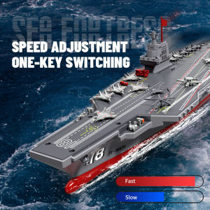 Summer High-Speed Remote Control Ship Grey Simulation Warship Model Mini Battleship Rc Speedboat Water Game Kids Toy Boys Gift