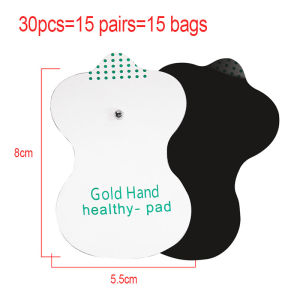 10/20/30/50/100Pcs Snap‑on Electrode Gel Pad Replacement Adhesive Patches for TENS EMS Body Muscle Massager Stimulator Accessory