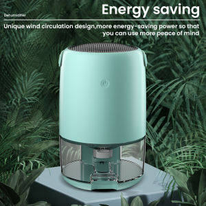 1100ML Small Air Dyer Portable Dehumidifier Large Capacity Indoor Moisture Dryer Bedroom Air Purification Automatic Shutdown