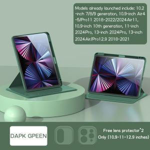 For iPad Air 5 4 11 2024 10.9 10th 11th iPad Air 11 13 Pro 11 13 2025 10.5 9.7 Cover 10.2 7th 8th 9th Gen 360° Rotation Cover