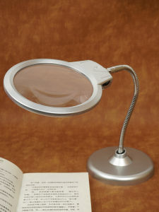 Desktop Magnifying Glass with Light 10 times 20 Elderly Reading Electronic Inspection Clock Mobile Phone Repair Diamond