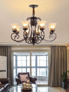 MINGRU | Retro European Industrial Style Living Room Dining Room Bedroom Bar Chandelier