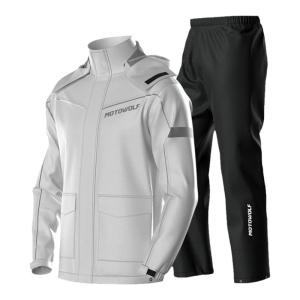 MOTOWOLF | Separate Waterproof Rainstorm Protective Motorcycle Riding Suit