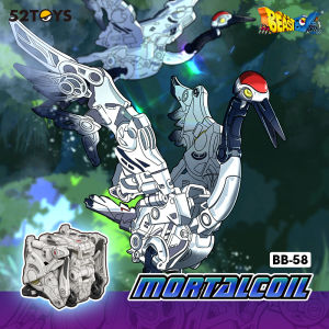 52TOYS BEASTBOX BB-58 MORTALCOIL Mecha Deformation Action Figure Portable Model