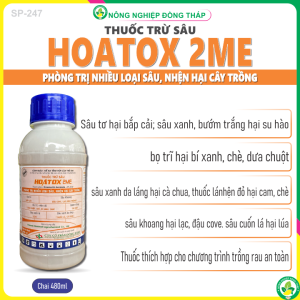 Thuốc Trừ Sâu HOATOX 2ME Phòng_Trị Nhiều Loại Sâu Nhện Hại Cây Trồng (Chai 480ml)