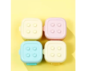 [SG Seller] Baby Food Containers (4 Pcs) 120ML each I Baby Snack Box I Baby Food Container Whimsy World