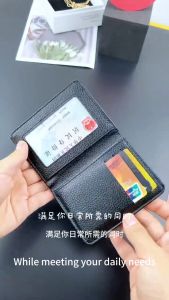 PU Leather Ultra-Thin Short Mini Simple Wallet Men Driving License Card Holder Male Thin Wallet Dompet Lelaki