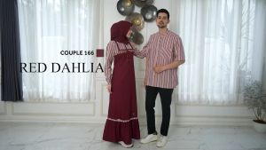 Baru Koko Kahfi 253 Sarimbit Ethica Red Dahlia Couple 166 Gamis Ayumi 360 Ready
