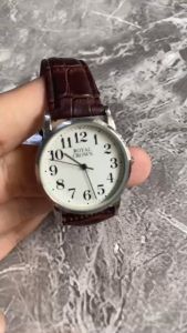 Đồng hồ nữ Royal crown dây da second hand si nhật- đã qua sử dụng