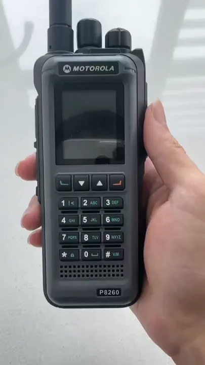 Motorola VHF UHF Two-Way Radio 136-174MHz 400-470MHz 6800mAh 15W 256 Channel Newly Imported