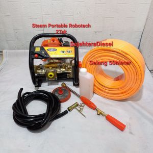 Steam portable power sprayer 2tak(787)Robotech+Selang 50meter