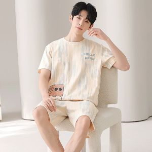 Nanjiren | Cotton Lightweight Mens Pajama Set