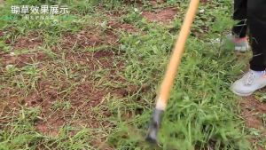 Manganese steel forged weed weed hoe hollow heart-shaped hoe thickened weeding artifact loosened soil multi-functional widening digging hoe