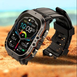 Coonba【Shipping⭐】C26 Smart Watch 1.96-inch AMOLED Display 100+ Outdoor Sports Modes Full-time Display Extra-long Battery Life 1ATM Waterproof Heart Rate Blood Pressure And Oxygen Detection Smartwatch