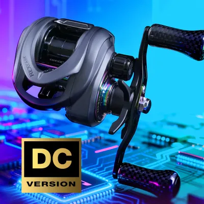 Seasir Rexcast Dc Baitcasting Fishing Reel 3 Digital Control Modes Long Cast Max Drag 12kg carbon Washers Brass Gears 7.3:1 6+1BB Fresh Saltwater Reel Fishing Coil