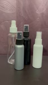 botol kosong plastik murah(1pc)refillable travel Empty spray bottle PET plastic bags size bottles spray perfume/sanitizer/body mist /fine mist containers 塑料喷雾瓶