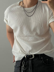 Ssumenam | Commuter Waffle Knit Short Sleeve Tee