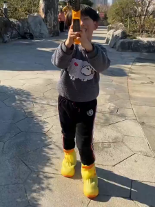 Rain Boots for Kids  Anti Slip Thickened Waterproof Primary School Rain Boots For Boys And Girls